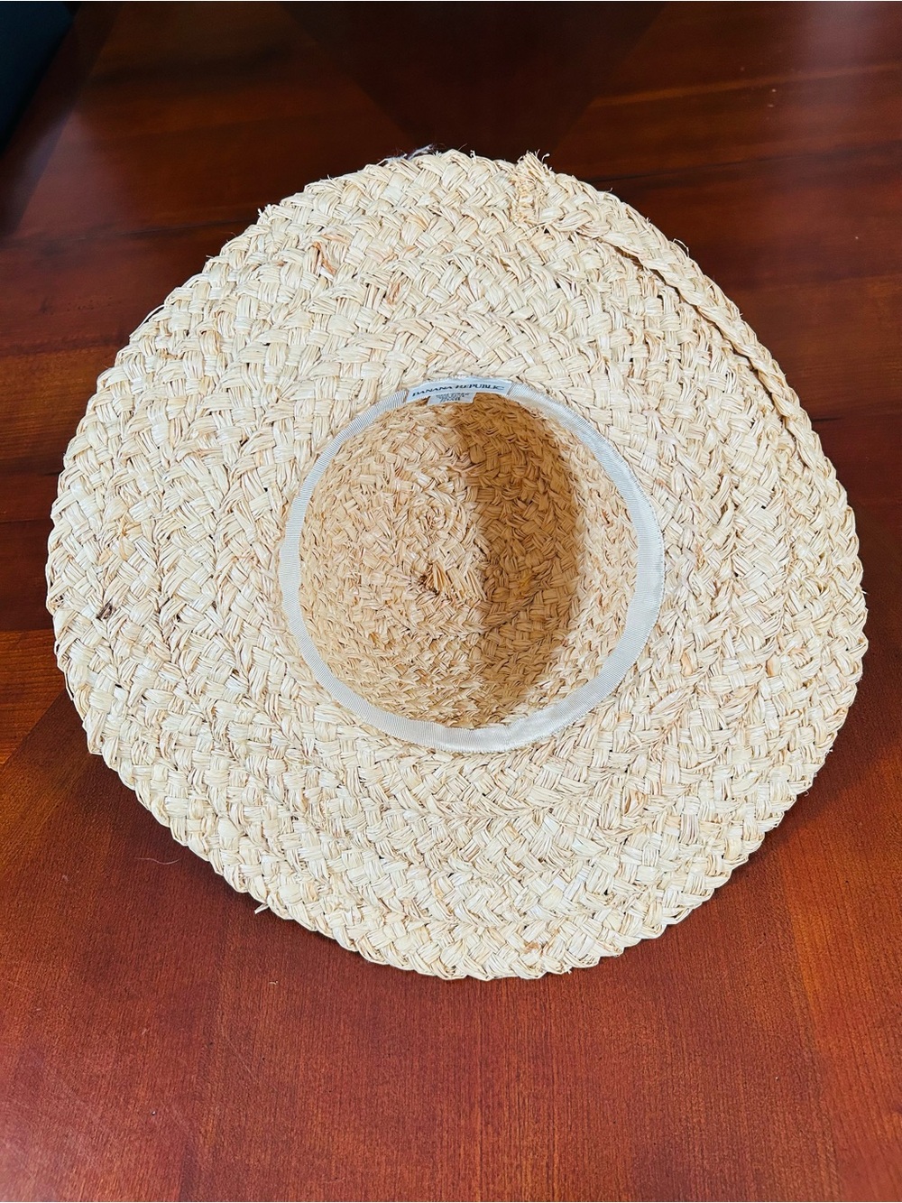 Vintage Banana Republic Floral Straw Hat - Picture 7 of 13